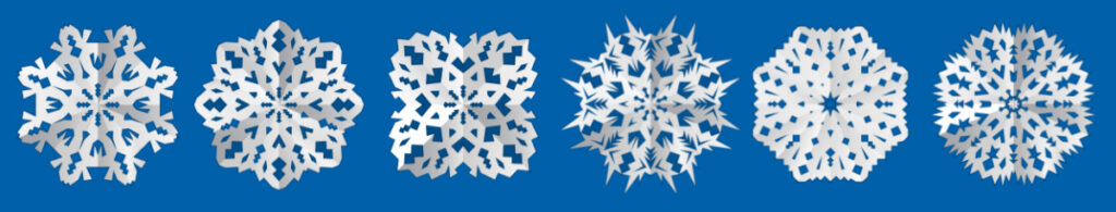 snowflakes - transitions are the gaps in the shape of our unique lives